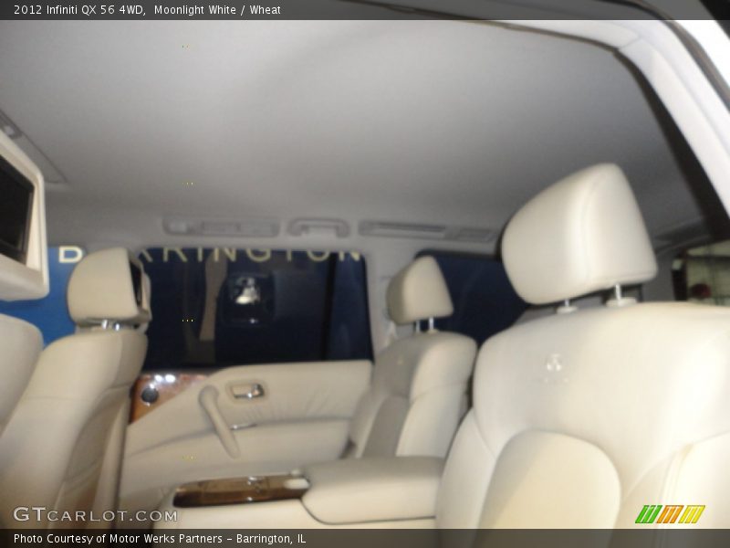 Moonlight White / Wheat 2012 Infiniti QX 56 4WD