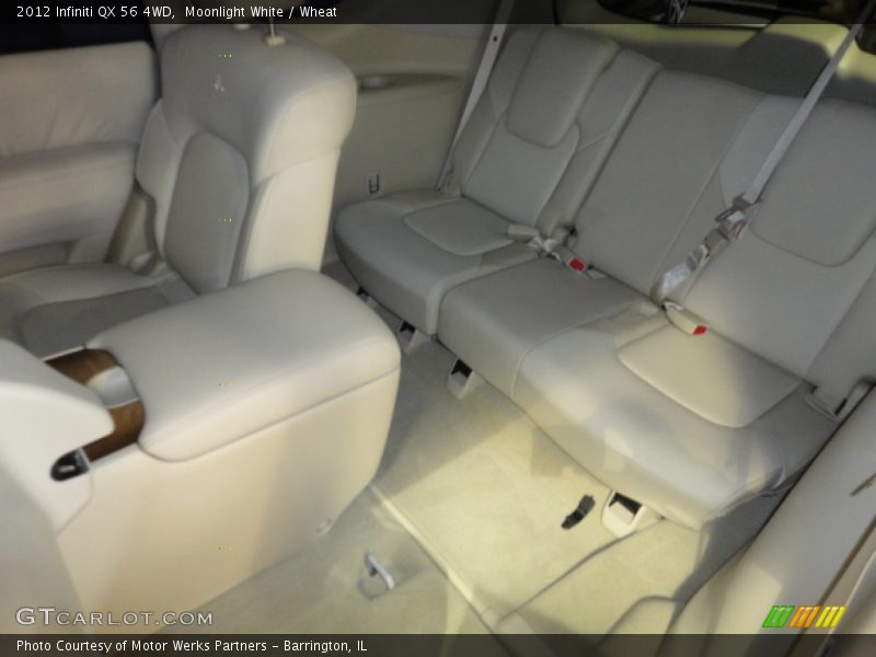 Moonlight White / Wheat 2012 Infiniti QX 56 4WD