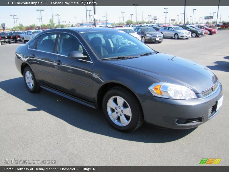 Cyber Gray Metallic / Ebony 2011 Chevrolet Impala LT
