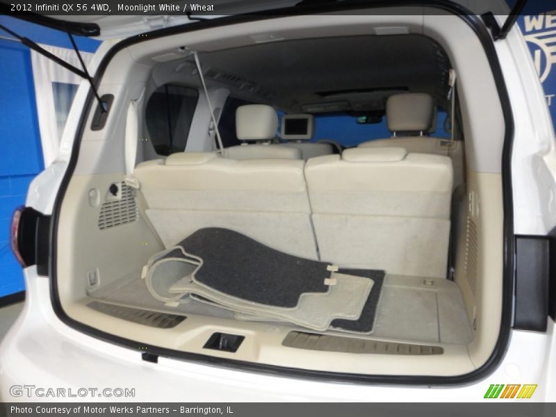 Moonlight White / Wheat 2012 Infiniti QX 56 4WD