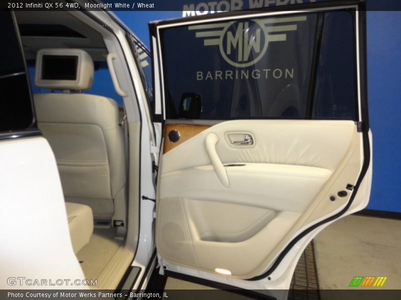 Moonlight White / Wheat 2012 Infiniti QX 56 4WD