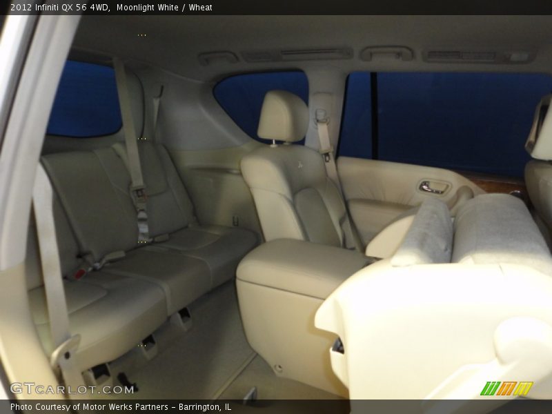 Moonlight White / Wheat 2012 Infiniti QX 56 4WD