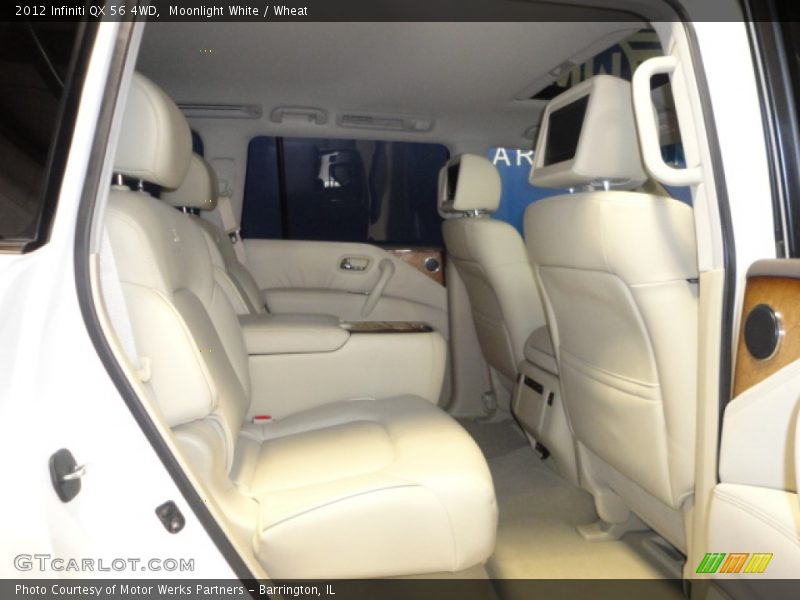 Moonlight White / Wheat 2012 Infiniti QX 56 4WD