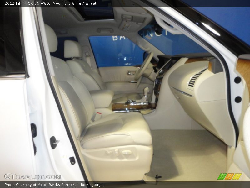 Moonlight White / Wheat 2012 Infiniti QX 56 4WD