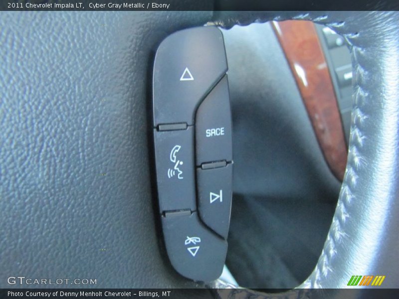 Cyber Gray Metallic / Ebony 2011 Chevrolet Impala LT