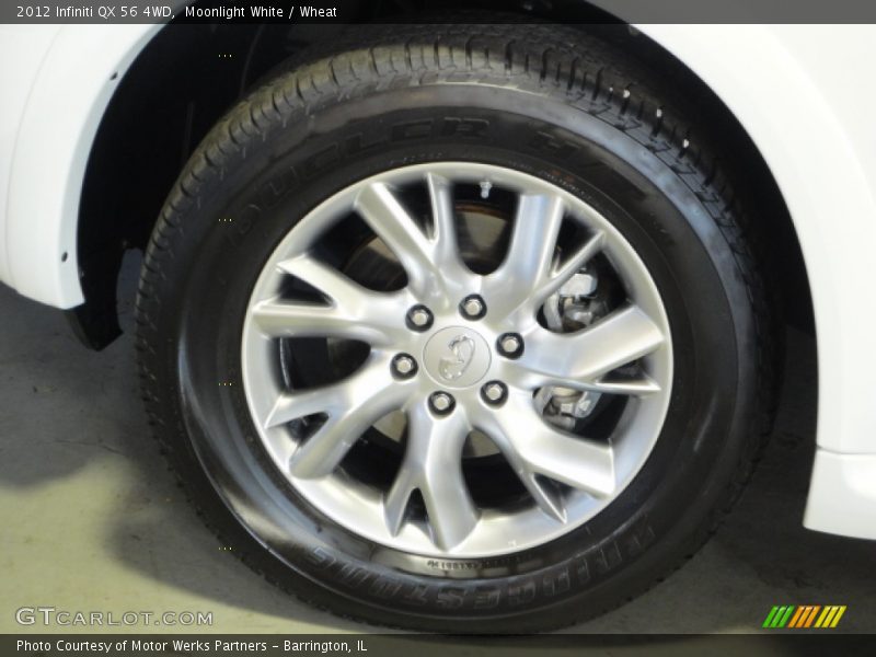 Moonlight White / Wheat 2012 Infiniti QX 56 4WD