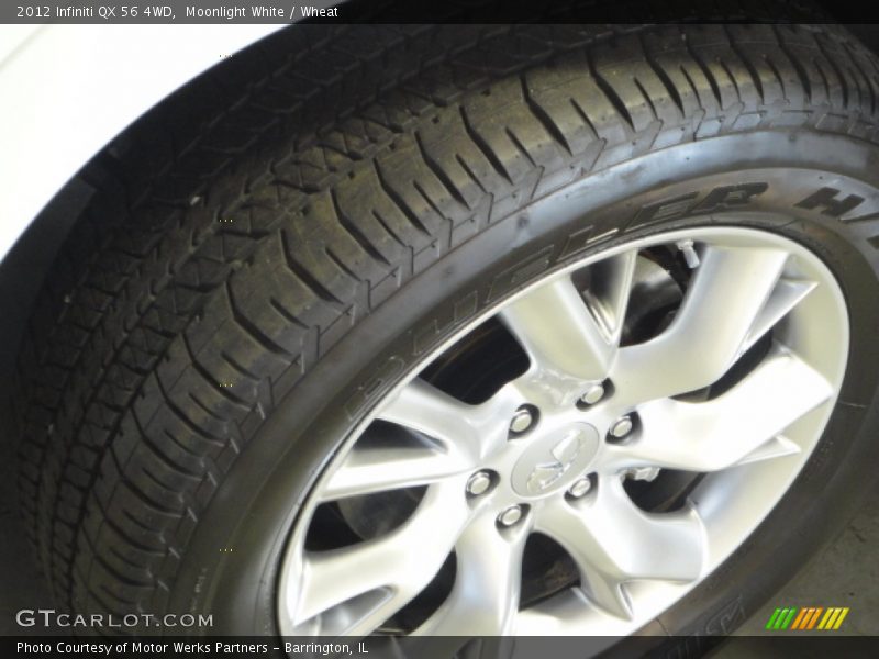 Moonlight White / Wheat 2012 Infiniti QX 56 4WD