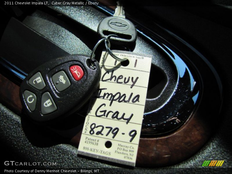 Cyber Gray Metallic / Ebony 2011 Chevrolet Impala LT
