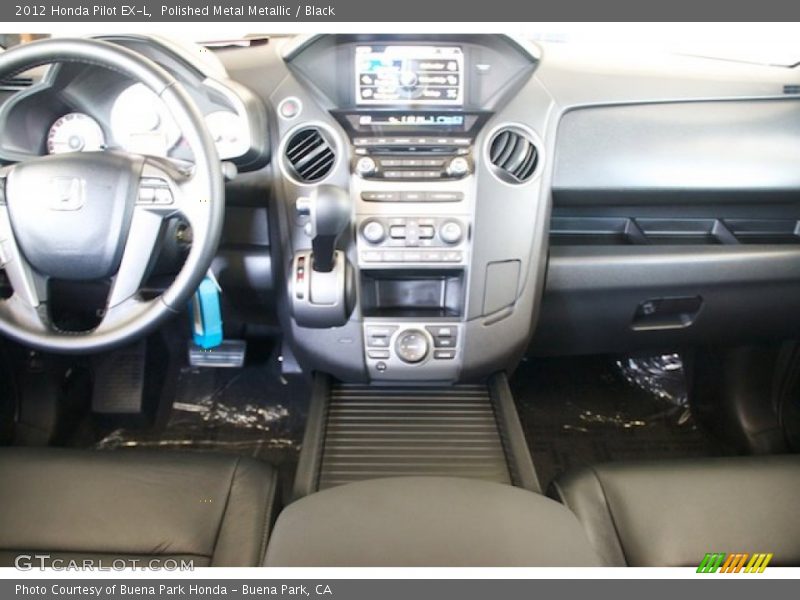 Polished Metal Metallic / Black 2012 Honda Pilot EX-L