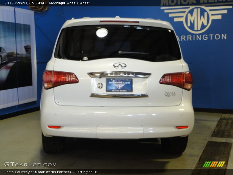 Moonlight White / Wheat 2012 Infiniti QX 56 4WD