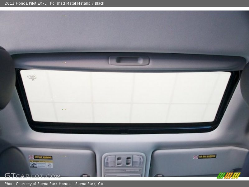 Polished Metal Metallic / Black 2012 Honda Pilot EX-L