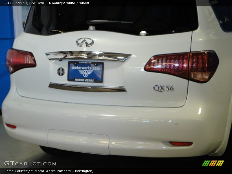 Moonlight White / Wheat 2012 Infiniti QX 56 4WD