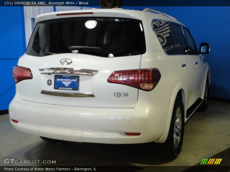 Moonlight White / Wheat 2012 Infiniti QX 56 4WD