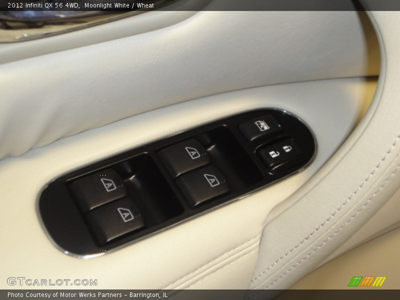 Moonlight White / Wheat 2012 Infiniti QX 56 4WD