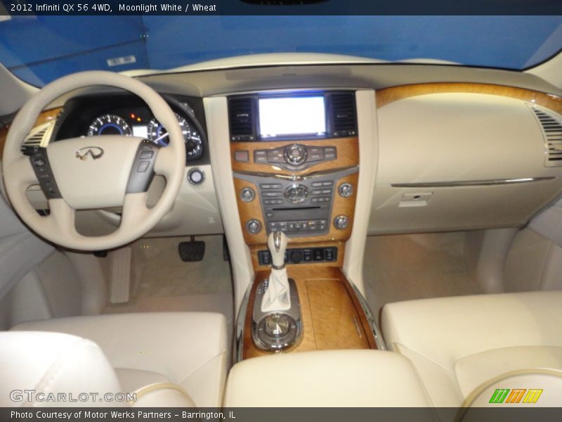 Moonlight White / Wheat 2012 Infiniti QX 56 4WD