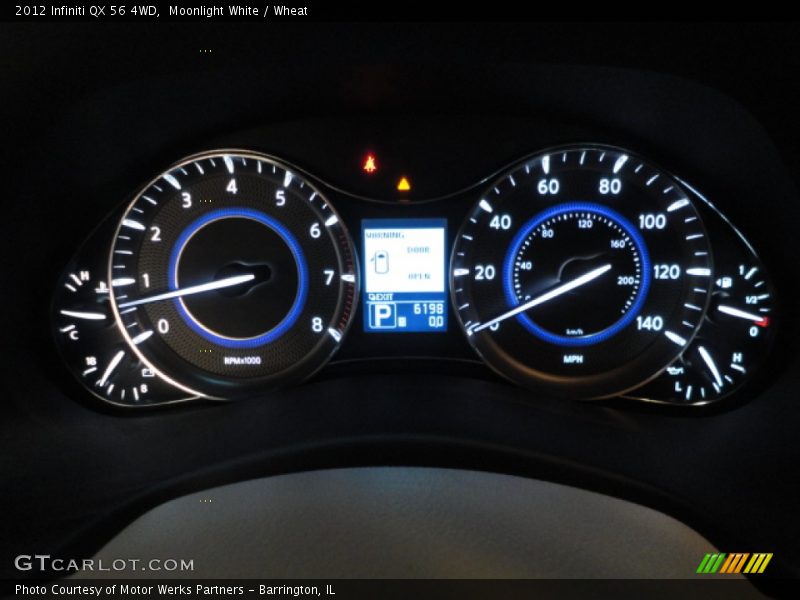 Moonlight White / Wheat 2012 Infiniti QX 56 4WD