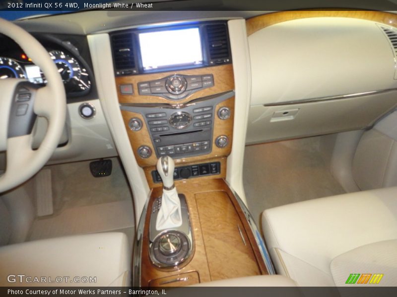 Moonlight White / Wheat 2012 Infiniti QX 56 4WD