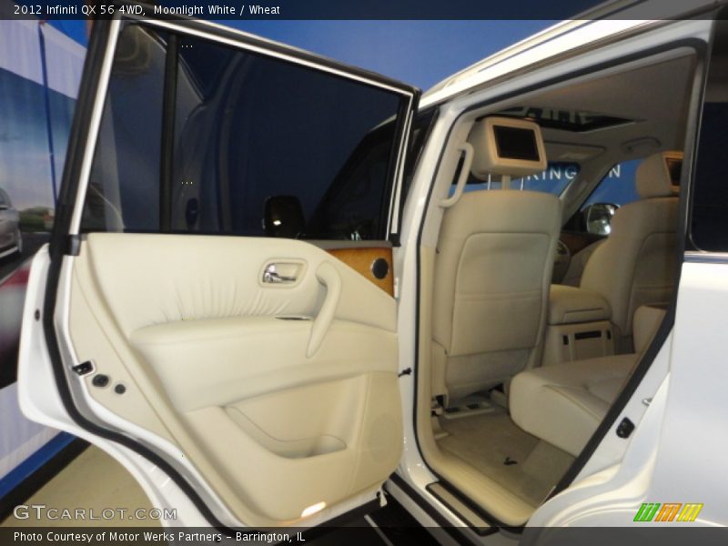Moonlight White / Wheat 2012 Infiniti QX 56 4WD