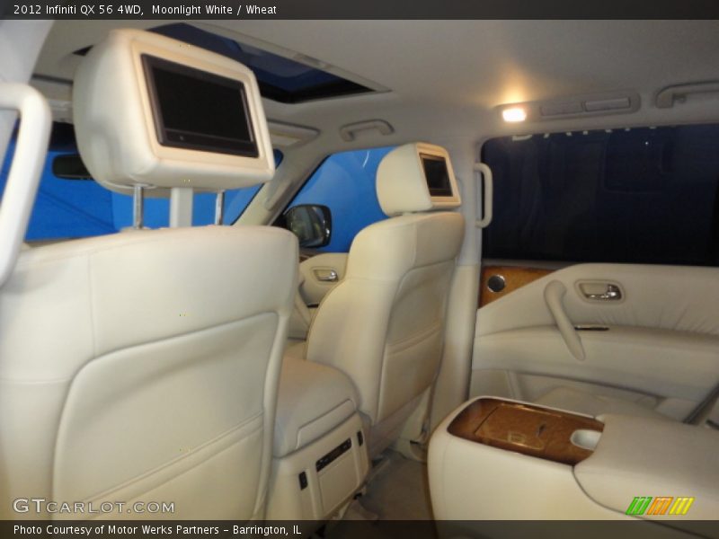 Moonlight White / Wheat 2012 Infiniti QX 56 4WD