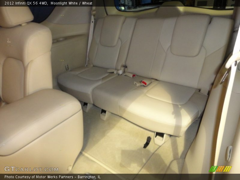 Moonlight White / Wheat 2012 Infiniti QX 56 4WD