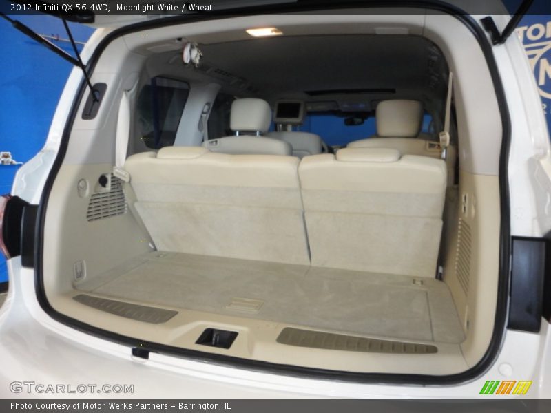 Moonlight White / Wheat 2012 Infiniti QX 56 4WD