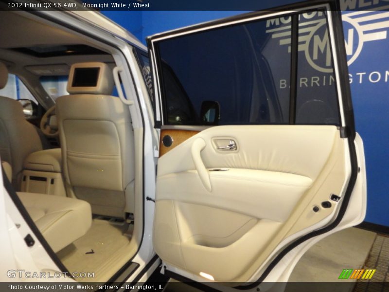 Moonlight White / Wheat 2012 Infiniti QX 56 4WD