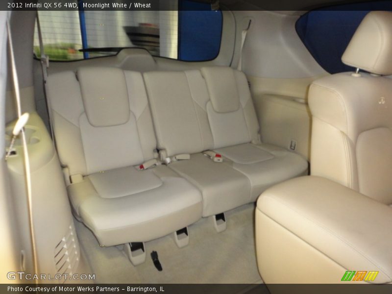 Moonlight White / Wheat 2012 Infiniti QX 56 4WD