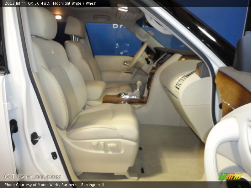 Moonlight White / Wheat 2012 Infiniti QX 56 4WD