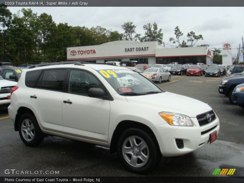 Super White / Ash Gray 2009 Toyota RAV4 I4