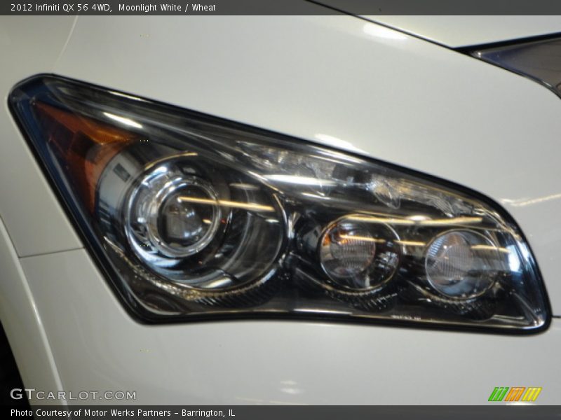 Moonlight White / Wheat 2012 Infiniti QX 56 4WD