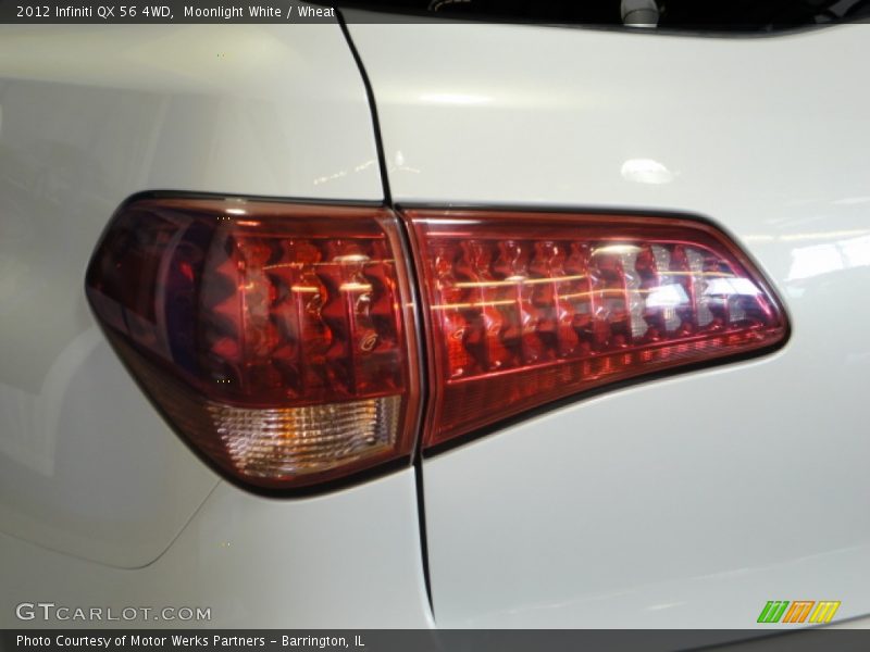 Moonlight White / Wheat 2012 Infiniti QX 56 4WD