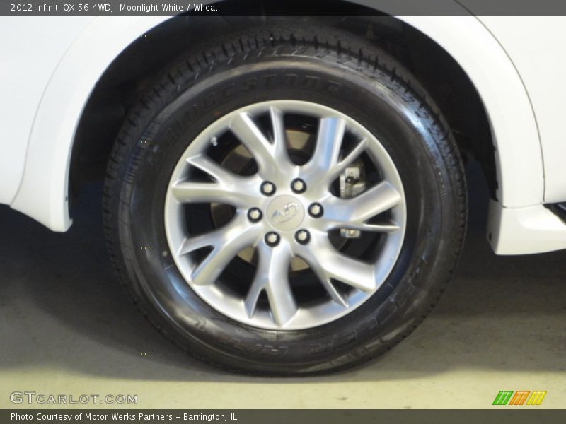 Moonlight White / Wheat 2012 Infiniti QX 56 4WD