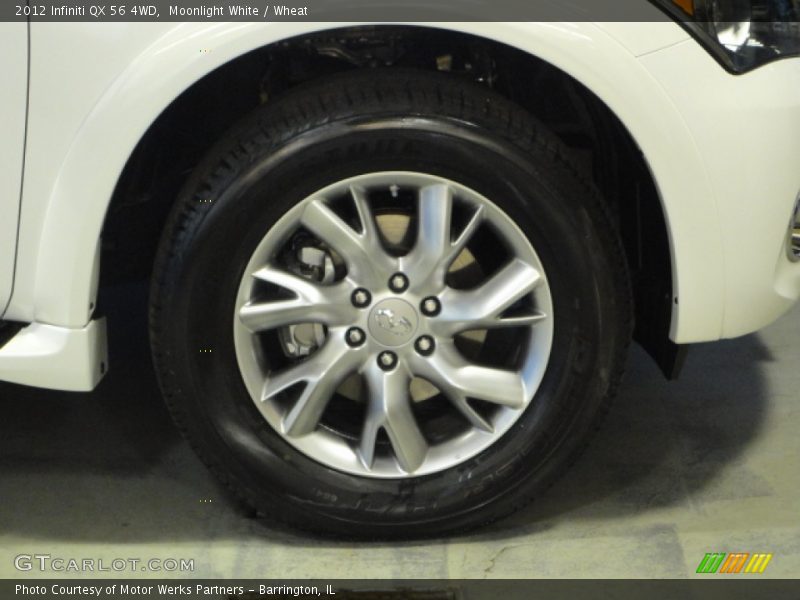 Moonlight White / Wheat 2012 Infiniti QX 56 4WD