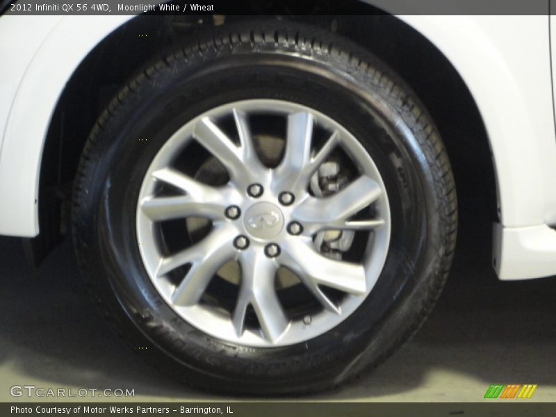 Moonlight White / Wheat 2012 Infiniti QX 56 4WD