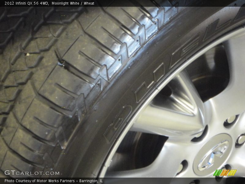 Moonlight White / Wheat 2012 Infiniti QX 56 4WD