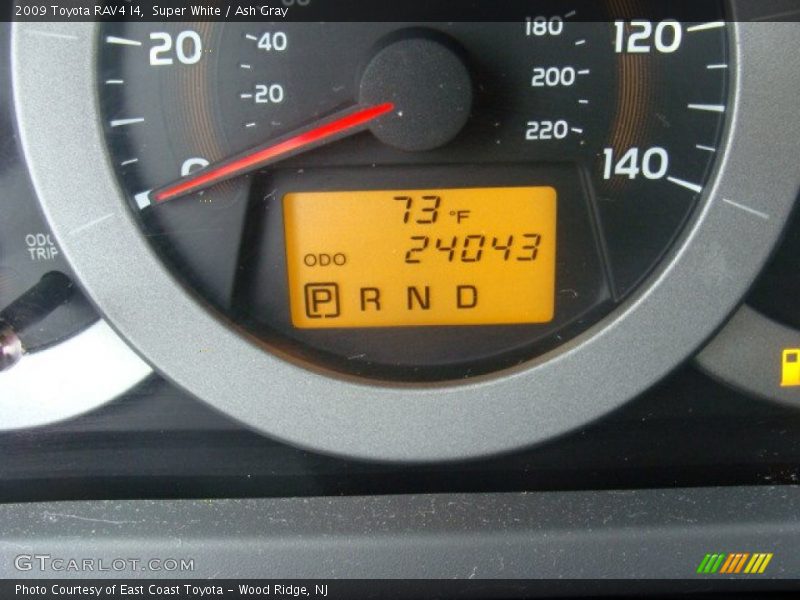 Super White / Ash Gray 2009 Toyota RAV4 I4