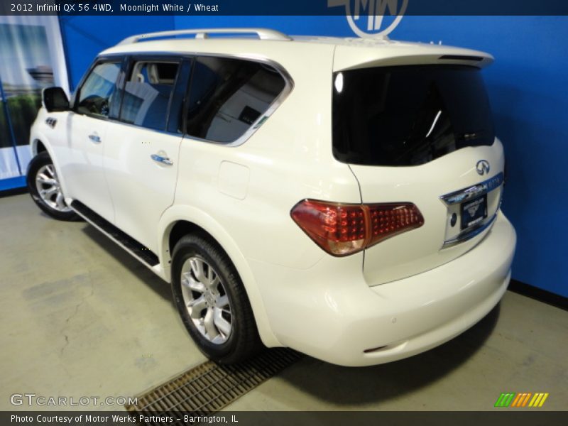 Moonlight White / Wheat 2012 Infiniti QX 56 4WD