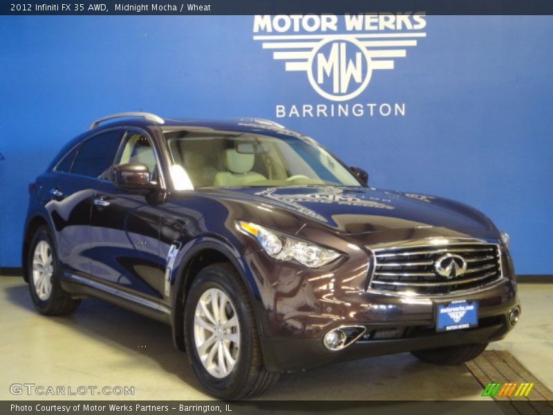 Midnight Mocha / Wheat 2012 Infiniti FX 35 AWD