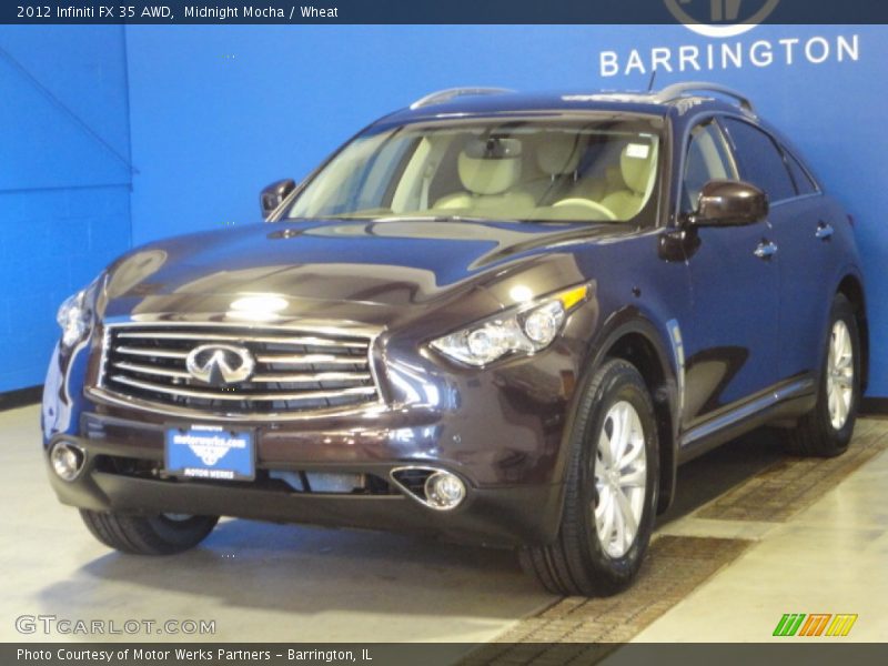 Midnight Mocha / Wheat 2012 Infiniti FX 35 AWD