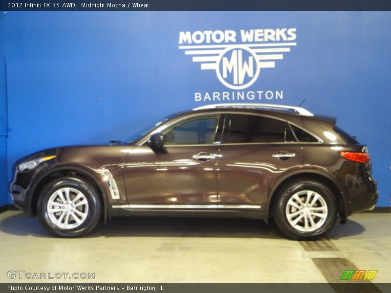 Midnight Mocha / Wheat 2012 Infiniti FX 35 AWD