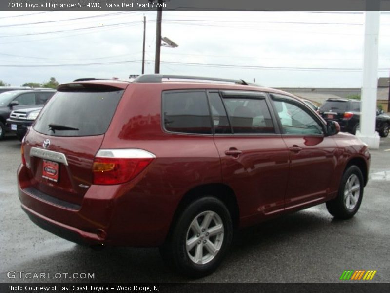 Salsa Red Pearl / Ash 2010 Toyota Highlander SE 4WD