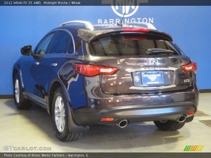 Midnight Mocha / Wheat 2012 Infiniti FX 35 AWD