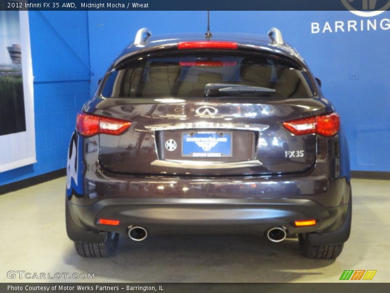 Midnight Mocha / Wheat 2012 Infiniti FX 35 AWD