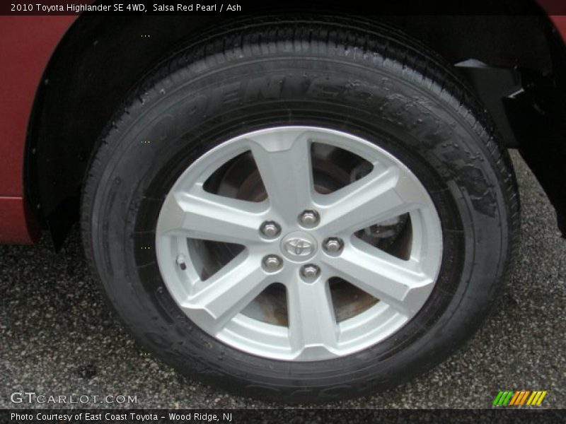 Salsa Red Pearl / Ash 2010 Toyota Highlander SE 4WD