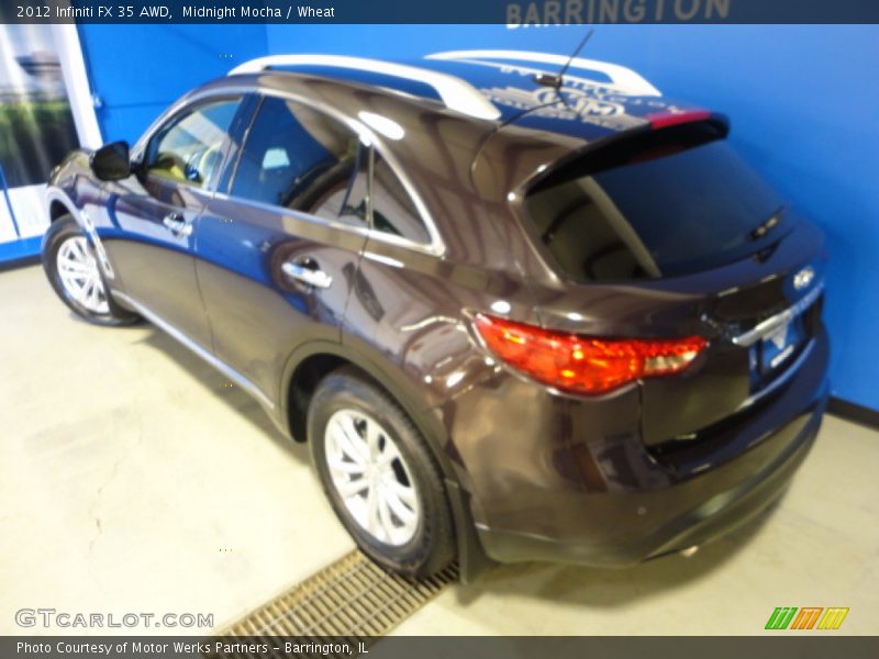 Midnight Mocha / Wheat 2012 Infiniti FX 35 AWD