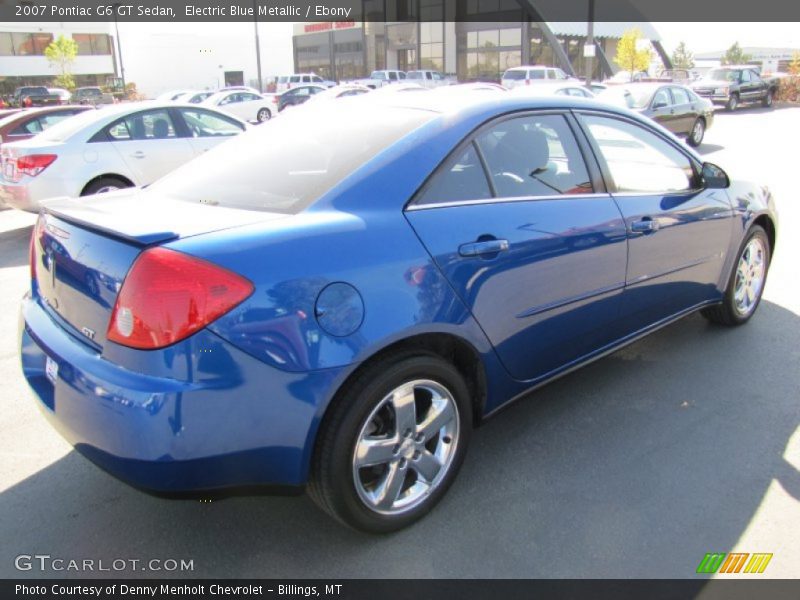 Electric Blue Metallic / Ebony 2007 Pontiac G6 GT Sedan