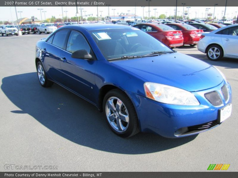 Electric Blue Metallic / Ebony 2007 Pontiac G6 GT Sedan