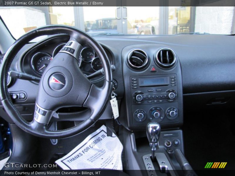 Electric Blue Metallic / Ebony 2007 Pontiac G6 GT Sedan