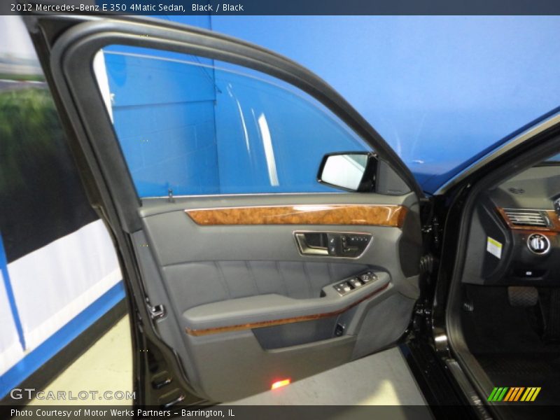 Black / Black 2012 Mercedes-Benz E 350 4Matic Sedan