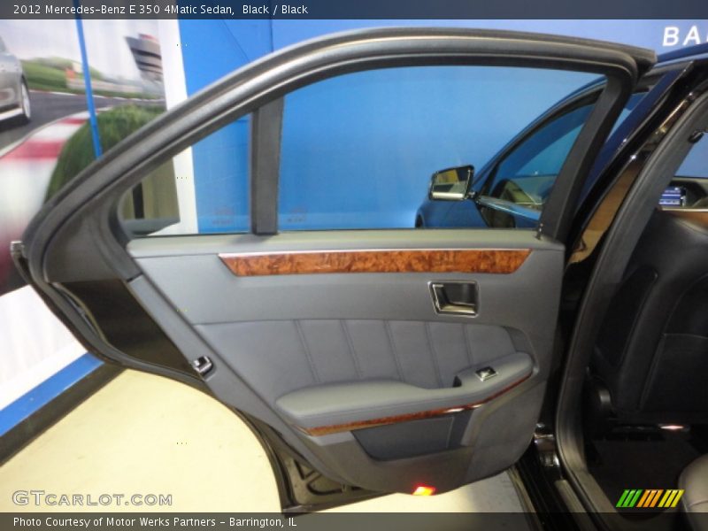 Black / Black 2012 Mercedes-Benz E 350 4Matic Sedan